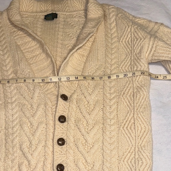 Cozy Cream Cable Knit Cardigan - Picture 6 of 8